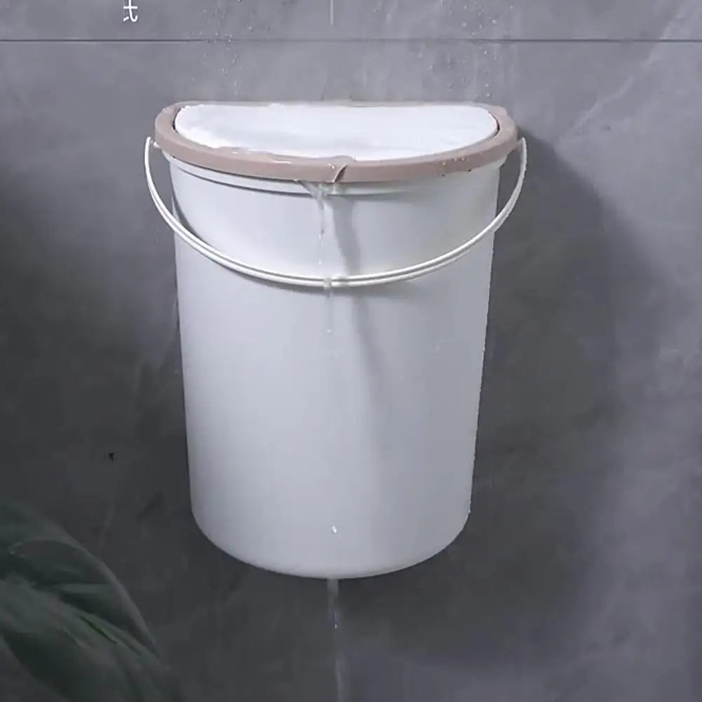 10L Trash Can Trash Bin With Lid For RV Camping Boats Motorhome Convenient For Installation On Doors Or Walls Car Trash