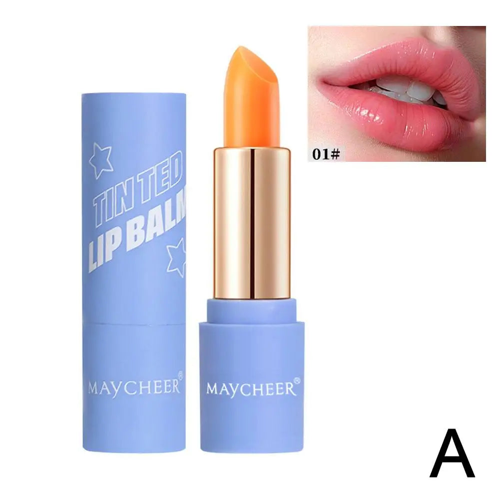 Color Change lip Balm Nourising Moisturizing Anti-drying Lipstick long-lasting waterproof Color changing Lips Care Makeup
