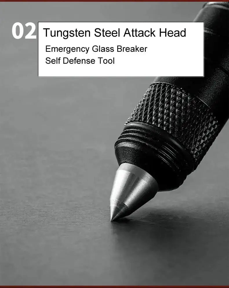 10-IN-1 Multi Function Portable Self Defense Pen Outdoor Survival Tool Fishing Whistle/Compass/Wrench/Screwdriver/Window Breaker