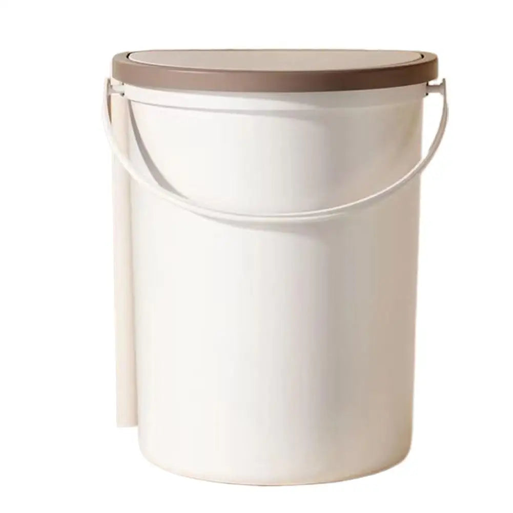 10L Trash Can Trash Bin With Lid For RV Camping Boats Motorhome Convenient For Installation On Doors Or Walls Car Trash