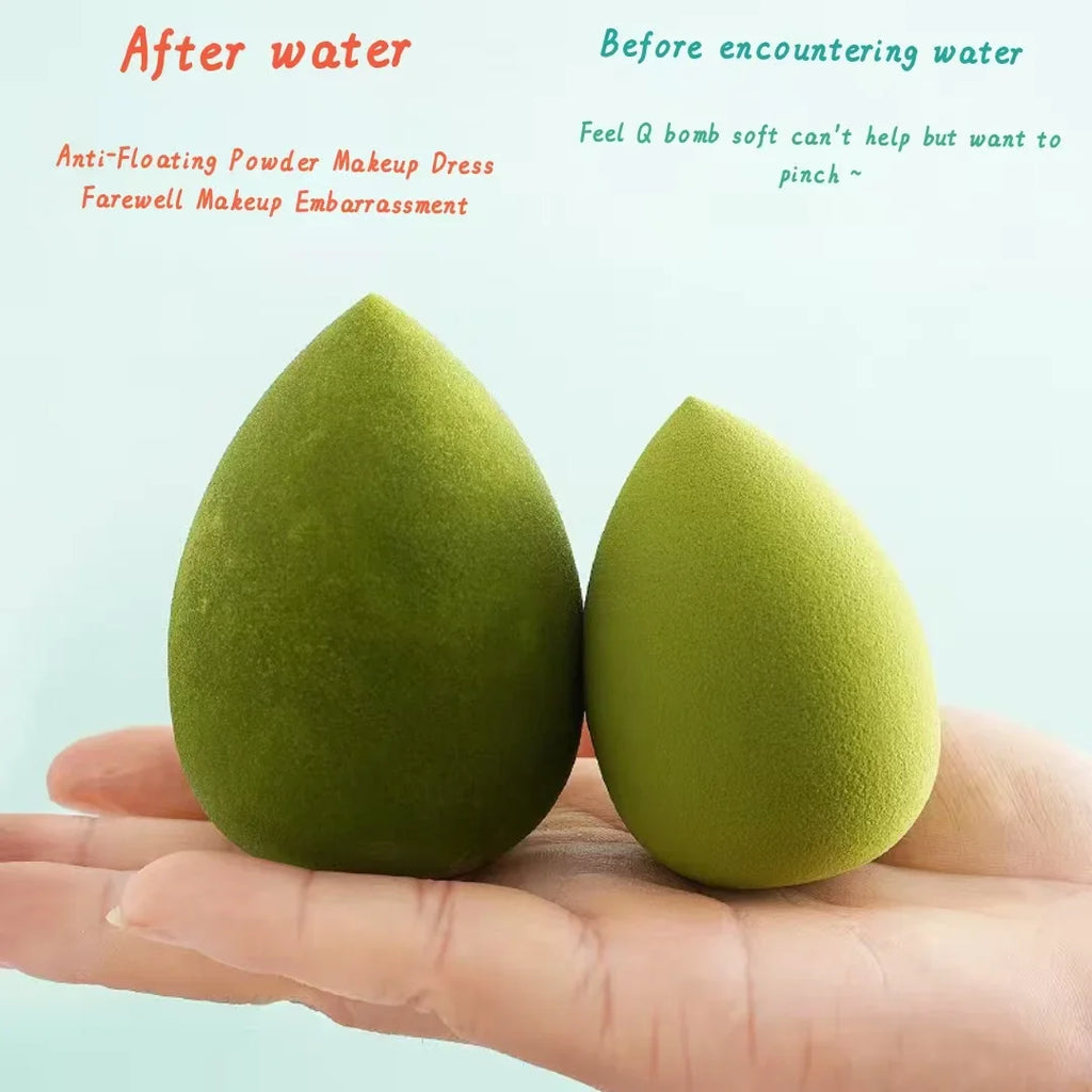 1pcs cosmetic powder puff soft and smooth women's makeup foundation sponge beauty makeup tool accessories drop-shaped