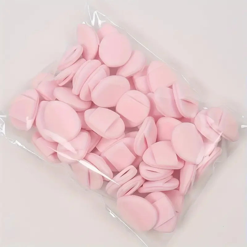 20pcs Finger Air Cushion Sponge Powder Puff Set, Makeup Puff, For Liquid Foundation, Powder Foundation, Concealer.