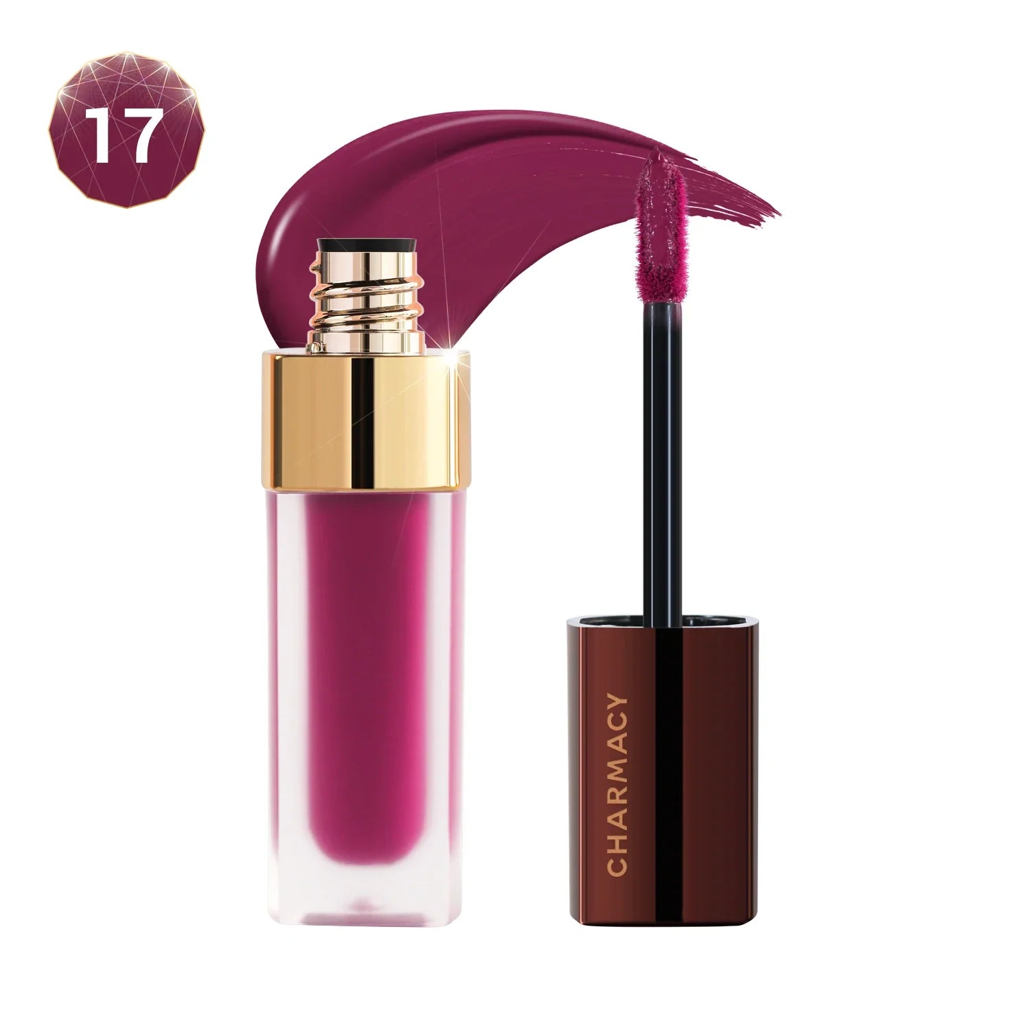 CHARMACY 8 Colors Lip Gloss Lasting Waterproof Velvet Moisturizing Liquid Lipstick Professional Non-stick Cup Lip Glaze Makeup