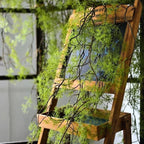 140 cm artificial plant black bone mango vine 1 piece 5 branches home wall hanging ivy green fake flower plant pine needles new