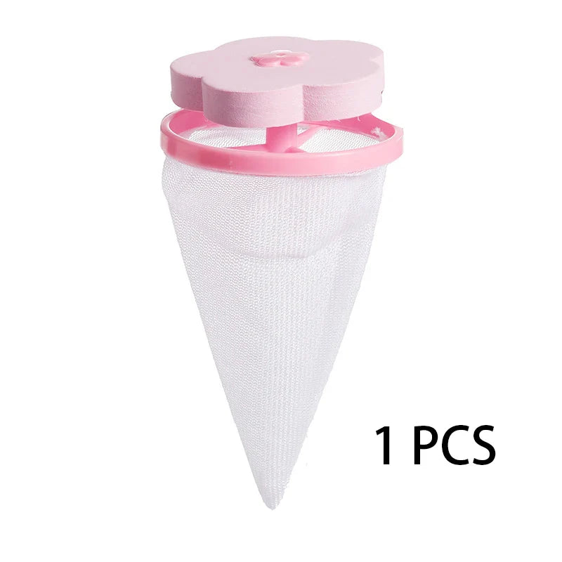 1-10pcs Pet Hair Remover Washing Machine Floating Lint Filter Bag Clothes Hair Cleaning Cat Hair Catcher Reusable Laundry Tools
