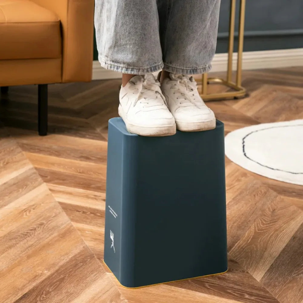 15/10L Bathroom Kitchen Trash Can with Lid Press-type Waste Bins Living Room Toilet Nordic Rectangular Garbage Bin Wastebaskets