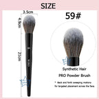 70 Pro Big Foundation Brush Cream Foundation Makeup Brush Chubby Professional Synthetic Hair Face Contour Foundation Makeup Tool