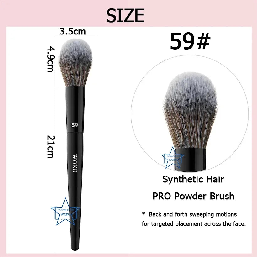 70 Pro Big Foundation Brush Cream Foundation Makeup Brush Chubby Professional Synthetic Hair Face Contour Foundation Makeup Tool