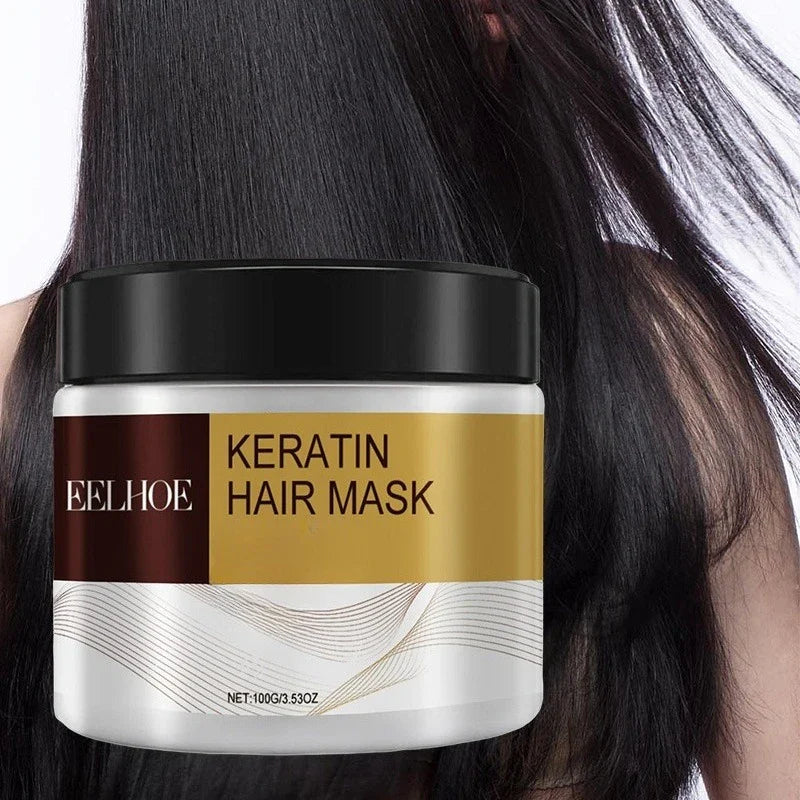 100g Collagen Keratin Care Hair Mask  Reduce Dryness Frizz Prevent Hair Splitting Soften Oil Control Moisturizer Conditioner