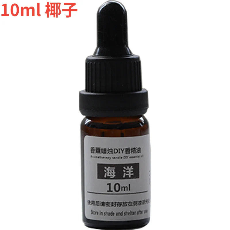 10ml Candle Scents Oil Soluble Essence DIY Aromatherapy Candle Essential Oil Handmade Soap Gypsum Expanded Fragrance Crystal