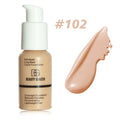 BEAUTY GLAZED Liquid Foundation,Silky Texture Full Coverage,Lightweight Oil Control Long Wearing Natural Flawless Foundation