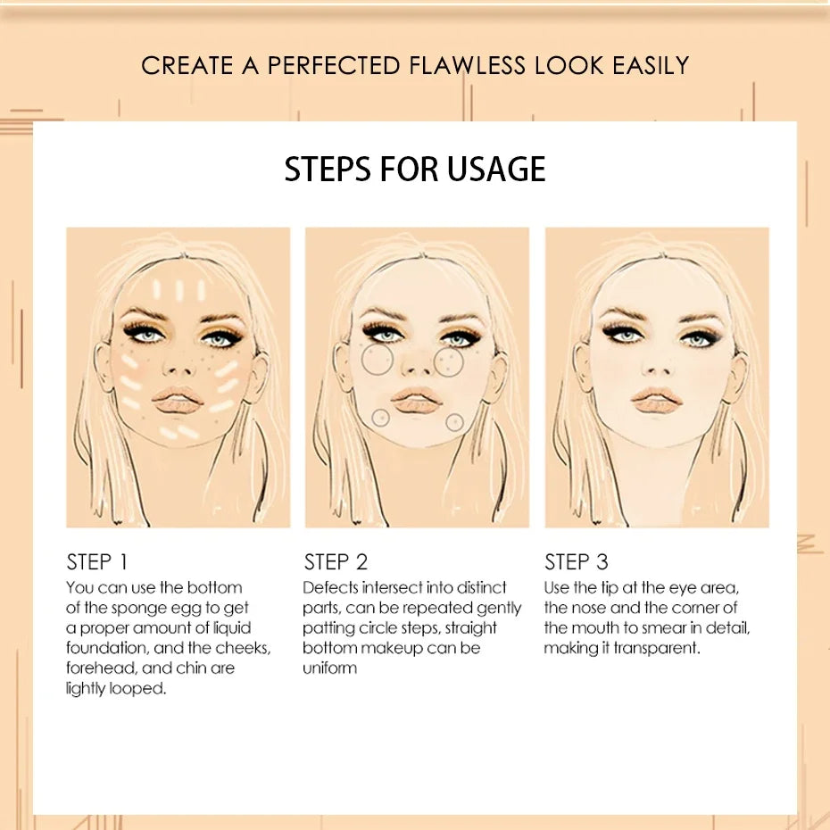 BEAUTY GLAZED Liquid Foundation,Silky Texture Full Coverage,Lightweight Oil Control Long Wearing Natural Flawless Foundation