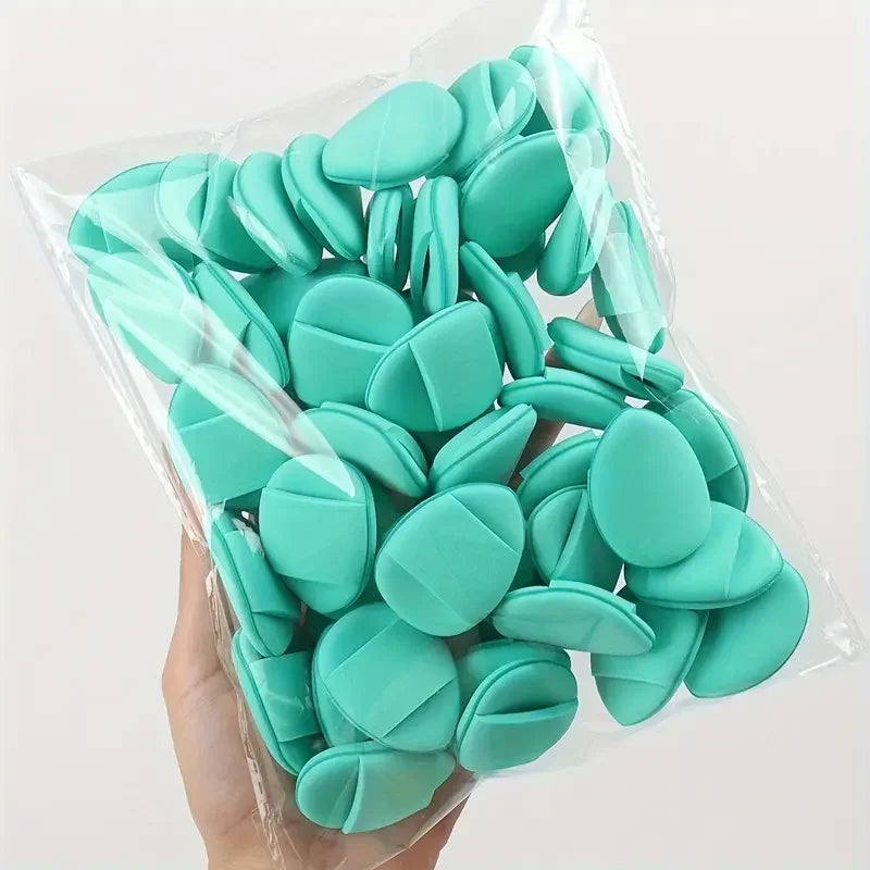 20pcs Finger Air Cushion Sponge Powder Puff Set, Makeup Puff, For Liquid Foundation, Powder Foundation, Concealer.