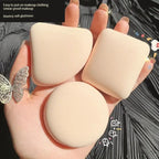 3 Pieces Dry Wet Usable Makeup Cosmetic Puff Sponge Cushion Puff for Foundation Powder Soft and Cute