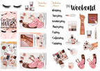 4 Sheets - Wake up and Makeup Stickers Kit