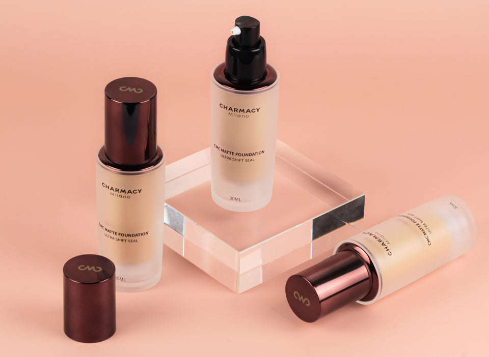 CHARMACY Foundation Makeup Base Liquid Concealer Professional Makeup Long Lasting Oil Control Matte Liquid Foundation Cosmetics