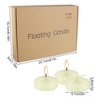 12 Pcs 2inch Ivory Floating Candles, 5-6 Hours of Burning Time, Floating Candles, Romantic Night, Portable Small Candle Set, Not Only a Beautiful Embellishment in Life, and the Best Choice of Love and Warmth.