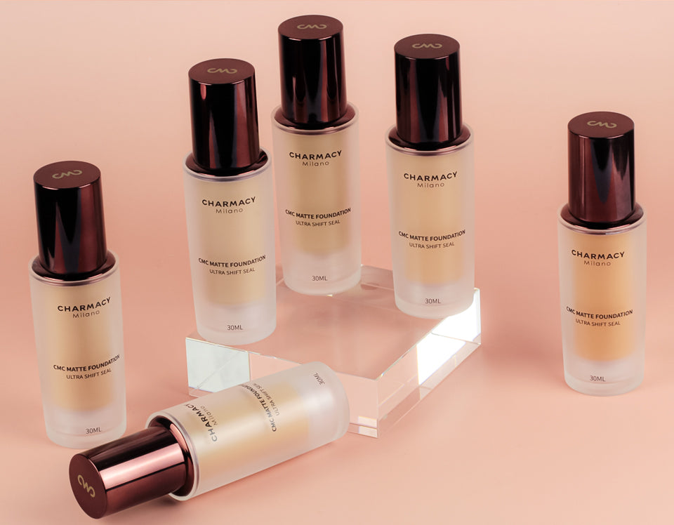 CHARMACY Foundation Makeup Base Liquid Concealer Professional Makeup Long Lasting Oil Control Matte Liquid Foundation Cosmetics
