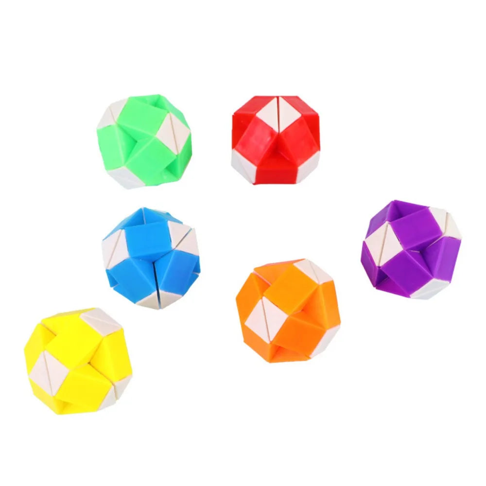 12/24/36 Pcs Fun 24-Segment Folding Variety Puzzle Kids Birthday Wedding Party Guest Gift Easter Pinata Filler New Year’s Gift