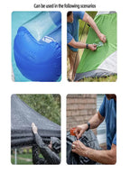 10pcs Transparent Waterproof Self Adhesive Sticker Cloth Patches Camping Awning Tent Water Toys Swimming Ring Repair Tape