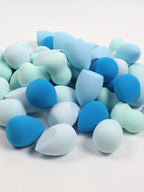 30 Beauty Eggs (Makeup Sponges) Foundation Make-Up Mixed Beauty Sponge, Liquid, Cream and Powder Without Blemish, Multi-Color C