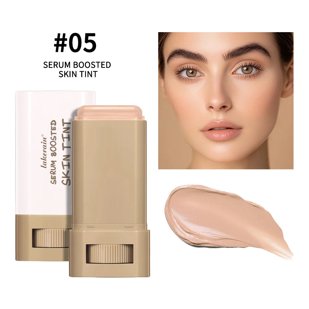 Beauty Balm Serum Boosted Skin Tint Foundation Stick Smooth Plumper Hight Coverage Travel Bronze Foundation Makeup