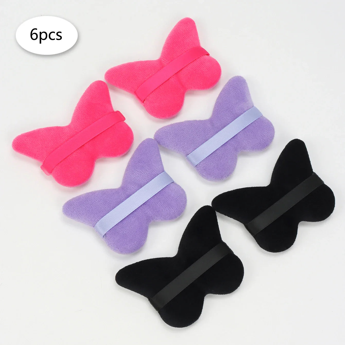 6/12/24Pcs Powder Puff Wet Dry Use for Loose Powder Liquid Cosmetic Soft Plush Powder Puff Makeup Foundation New in Trending