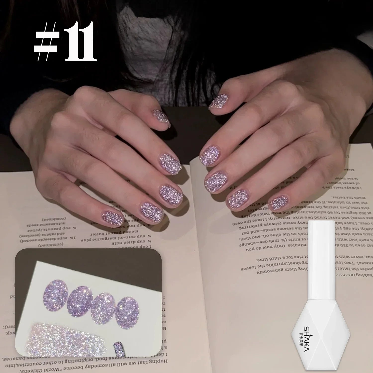 1-12pcs SHAKA Summer Autumn Huayu Xingchen Orange Green Red Gel Nail Polish 2025 New Halloween Versatile Nail Gel