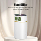 1100ml Household Mute Humidifier Bedroom Large Capacity Aromatherapy Air Diffuser with 7Colours Ambient Light Air Humidification