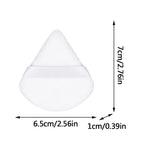 1pcs Washable Velvet Foundation Puff Triangle Powder Puff Soft Makeup Sponge for Face Make Up Eye Contouring Shadow