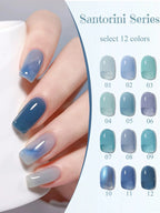 1-30pcs PSK Nude Pink Color Nail Art Ice Transparent Bare Color Nail Enamel 2025 New Net Red Popular White Gel Nail Polish