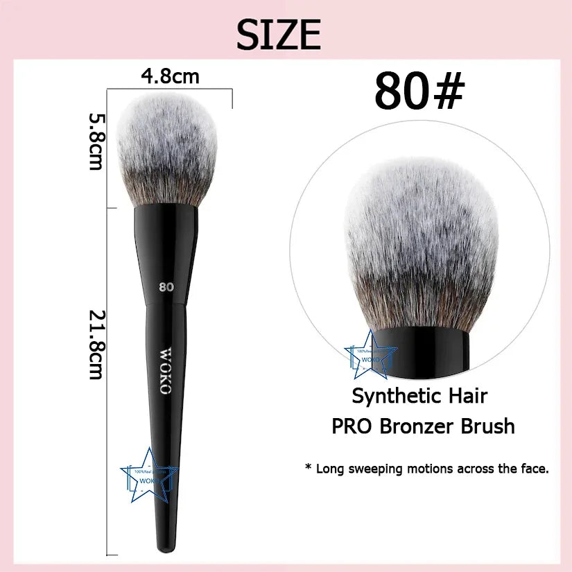 70 Pro Big Foundation Brush Cream Foundation Makeup Brush Chubby Professional Synthetic Hair Face Contour Foundation Makeup Tool