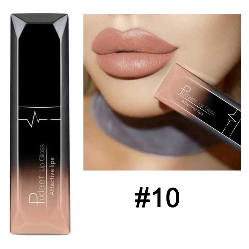 21 Colors Nude Matte Lipstick Liquid Moisturizer Waterproof Lasting Non-stick Cup Velvet Lip Gloss Women Lips Makeup Cosmetics