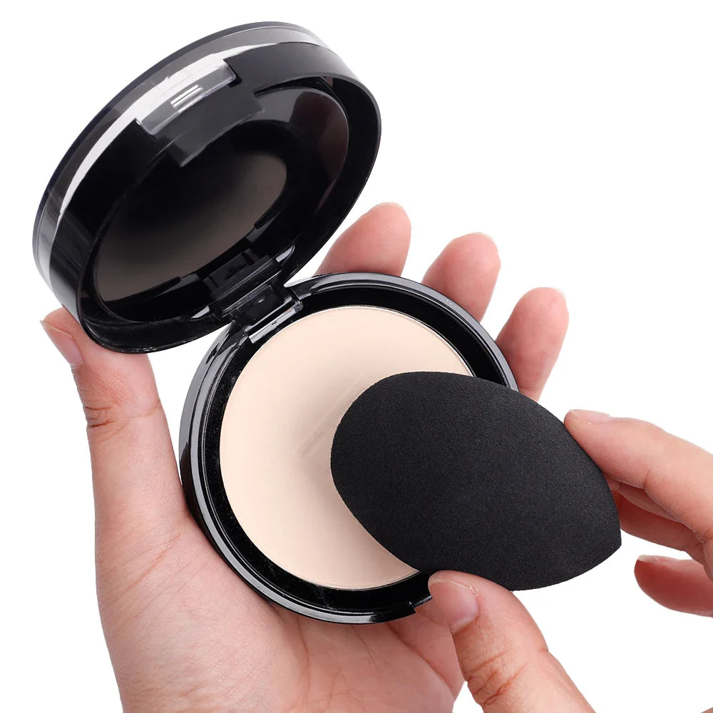 Black Makeup Sponge Eggs Soft Powder Beauty Egg Foundation Sponges Liquid Cream Cosmetics Puff Wet and Dry Use Makeup Tool Women