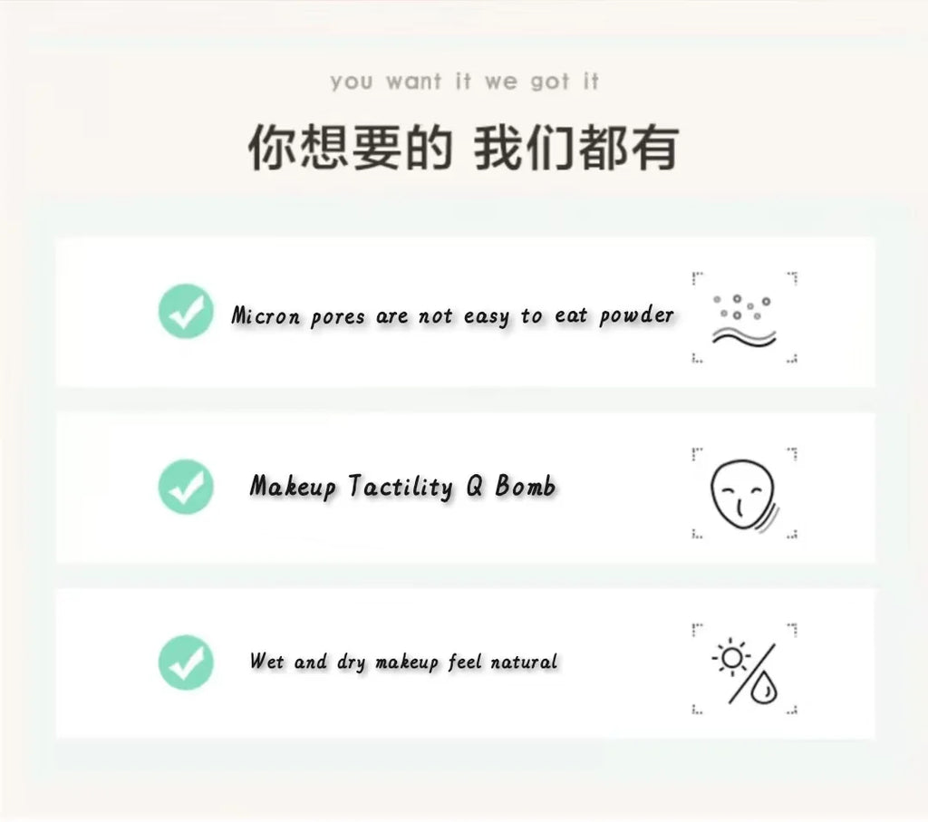 1pcs cosmetic powder puff soft and smooth women's makeup foundation sponge beauty makeup tool accessories drop-shaped