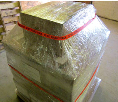 "PACKING LIST ENCLOSED" - Imprinted 3/4" Tape