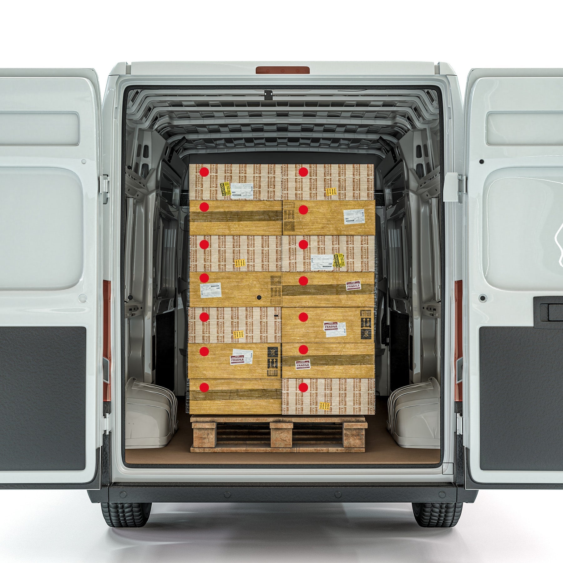 2" Permanent Color-Code Round Dot Inventory Labels: 100/Pack