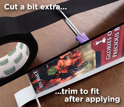 1-1/2" BookGuard™ Premium Cloth Book Binding Repair Tape: 30 yds - Black