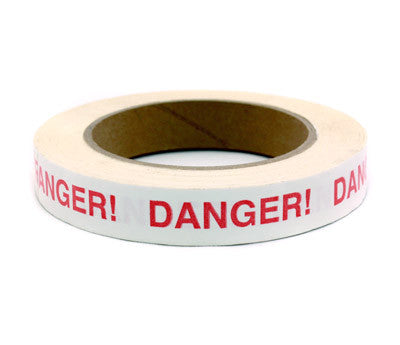 "DANGER!" - Imprinted 3/4" Tape