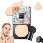 Beauty Cream Beauty Linasi Clear Cover Beauty Cream Air Cushion Cc Cream Moisturizing Concealer Makeup Long Lasting (A-Lvory)