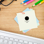 1/2" Removable Round Color-Code Sheeted Dot Pack (Standard): 1,200/Pack